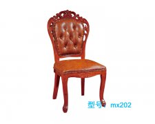 實(shí)木餐椅，電動(dòng)餐桌配套椅子-型號(hào)：MX202