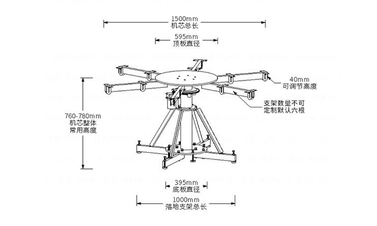 電動餐桌轉盤機芯-E型